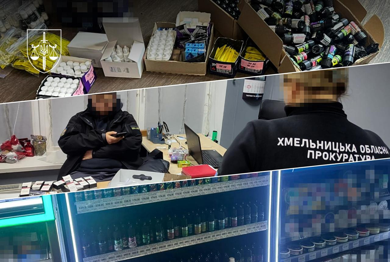 На Хмельниччині вилучено фальсифіковані нікотиновмісні суміші та рідини для електронних сигарет на понад 12 млн грн.