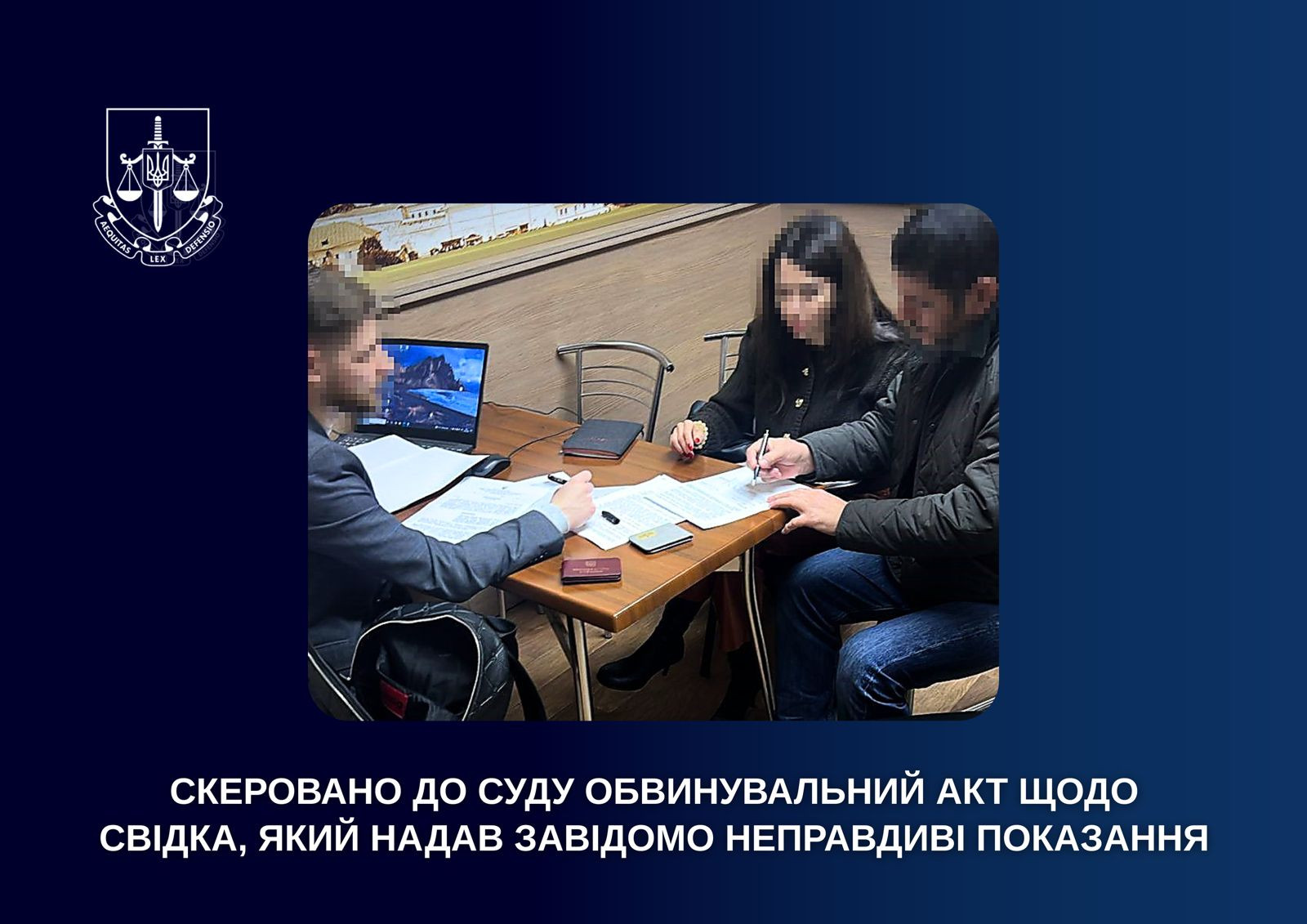 An indictment against a witness who gave a knowingly false testimony was sent to the court