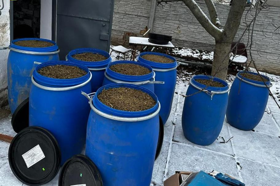 На Кіровоградщині припинено діяльність з виробництва та збуту наркотиків – у злочинного угруповання вилучено 370 кг канабісу
