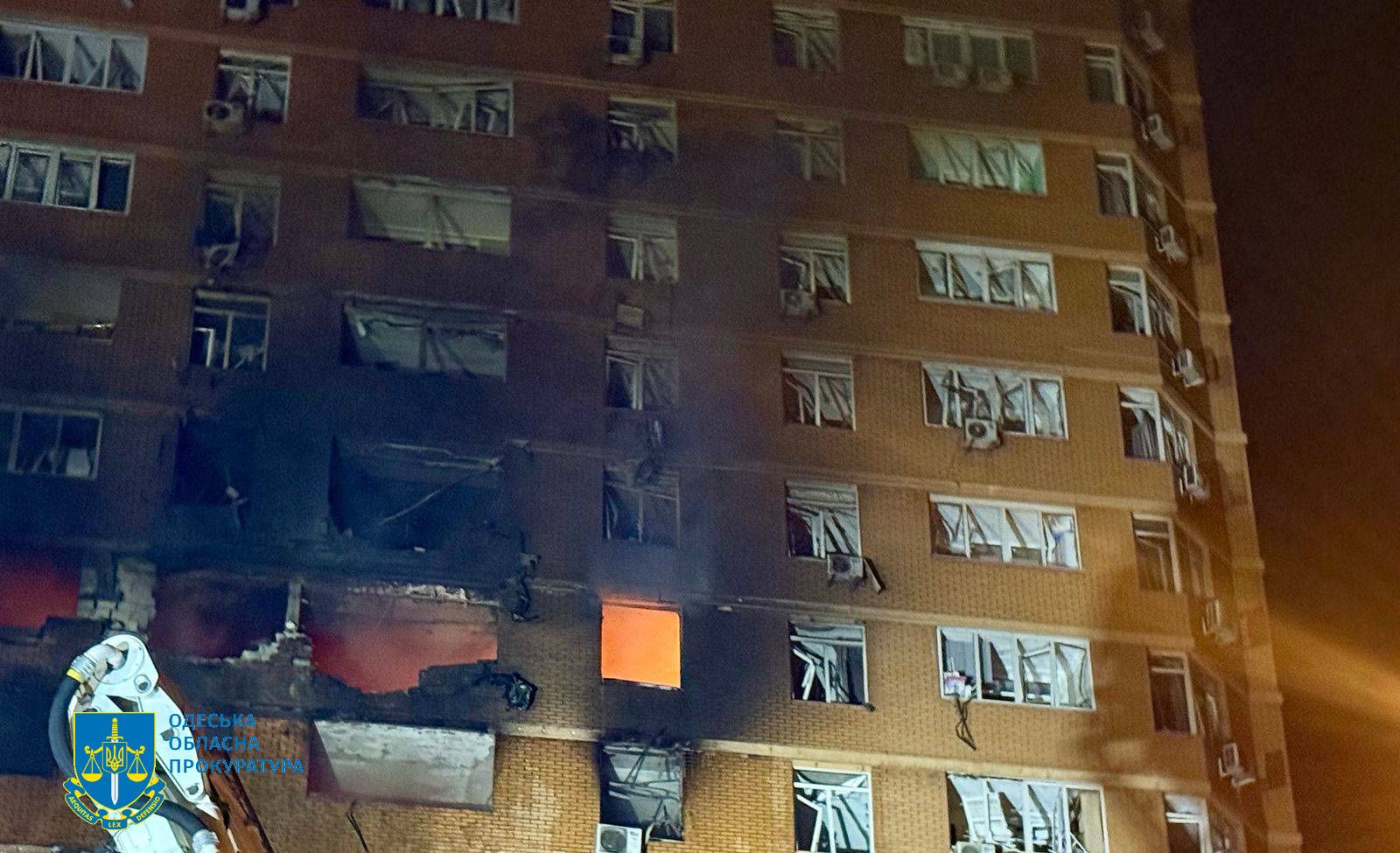 Загиблі та поранені внаслідок ворожої атаки БпЛА по Одесі та області – прокурори розпочали розслідування